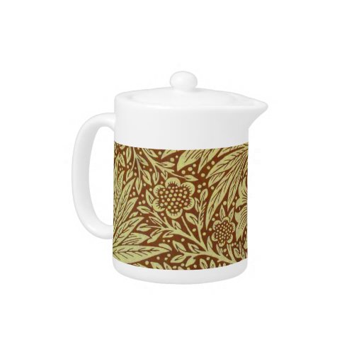 William Morris Marigold Antique Flower Pattern Teapot