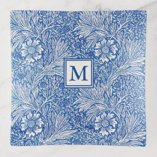 William Morris Marigold Blue Trinket Tray