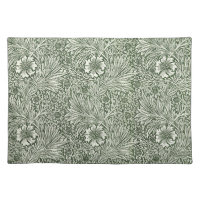 William Morris Marigold Green Floral Art Print