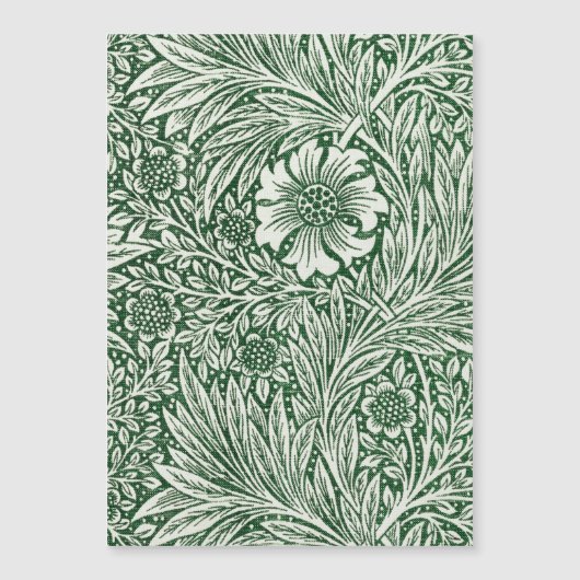 william morris marigold green floral flower (Front)