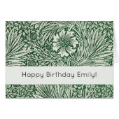 william morris marigold green floral flower (Front Horizontal)