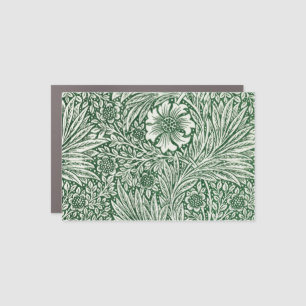 william morris marigold green floral flower car magnet