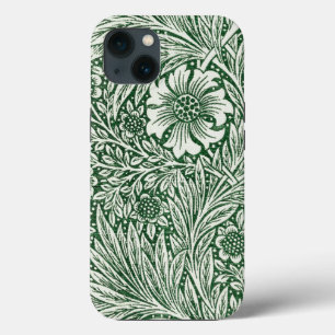 william morris marigold green floral flower iPhone 13 case