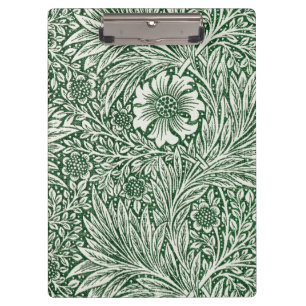 william morris marigold green floral flower clipboard