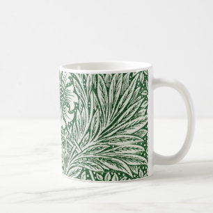 william morris marigold green floral flower coffee mug
