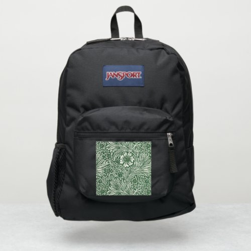 william morris marigold green floral flower JanSport backpack