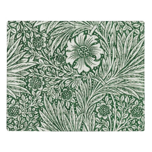 william morris marigold green floral flower jigsaw puzzle
