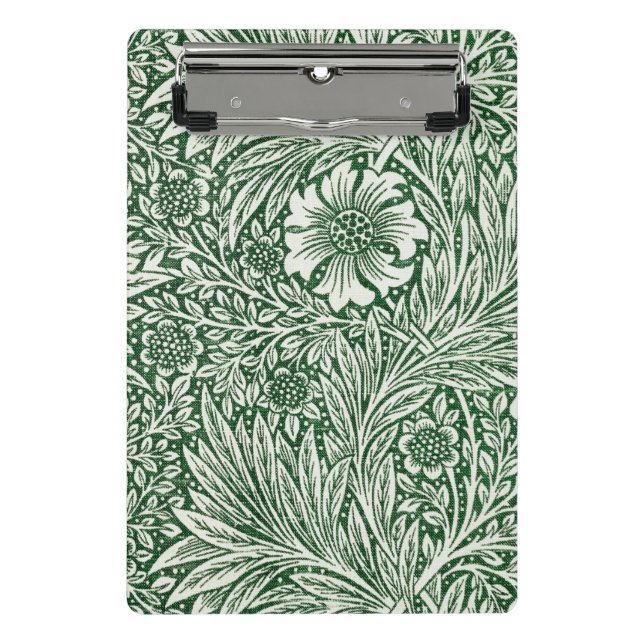william morris marigold green floral flower mini clipboard (Front)