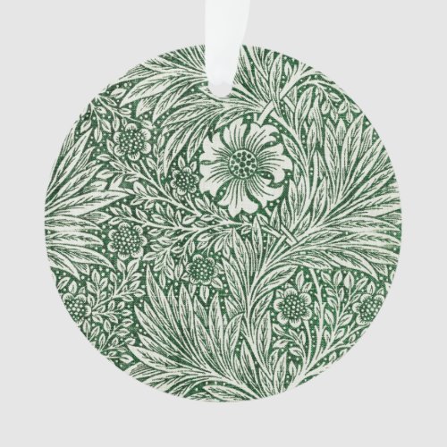 william morris marigold green floral flower ornament