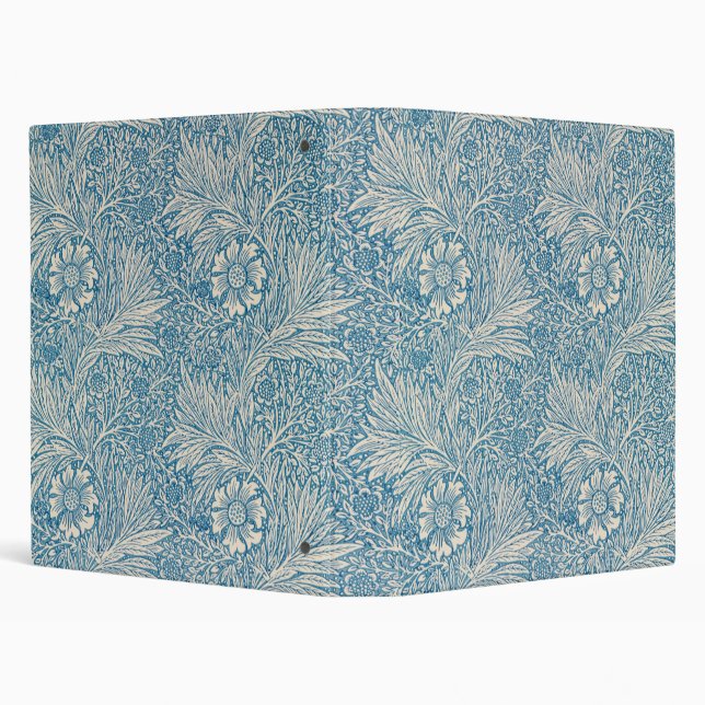 William Morris Marigold Textile Print 3 Ring Binder (Background)