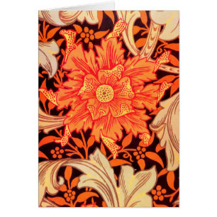 William Morris Marigold Vintage Floral Greeting Cards