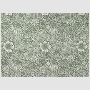 William Morris Marigold Vintage Green Floral Tissue Paper