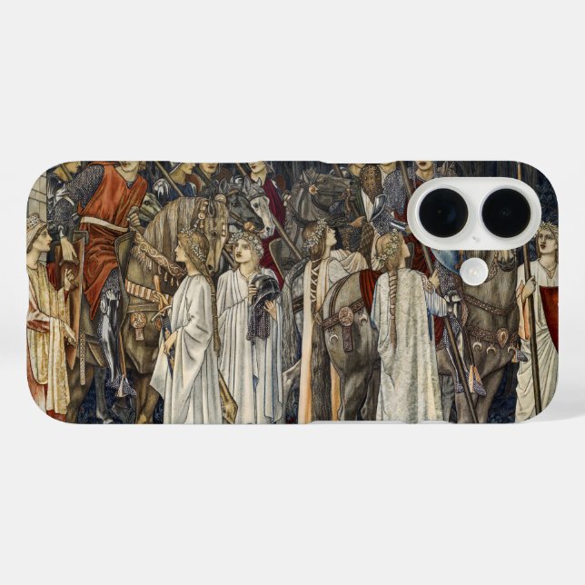 William Morris Medieval Knights Tapestry Design Case-Mate iPhone Case (Back (Horizontal))
