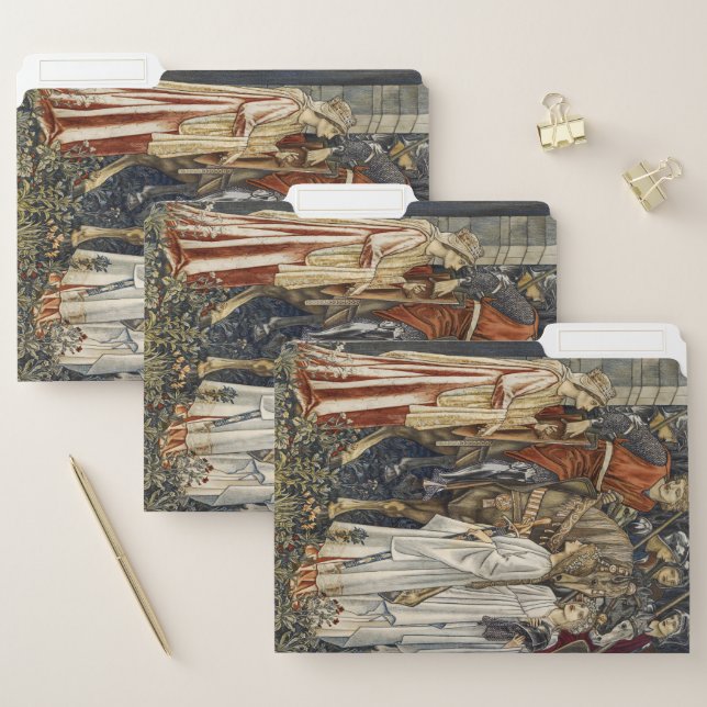 William Morris Medieval Knights Tapestry Design File Folder (Set)