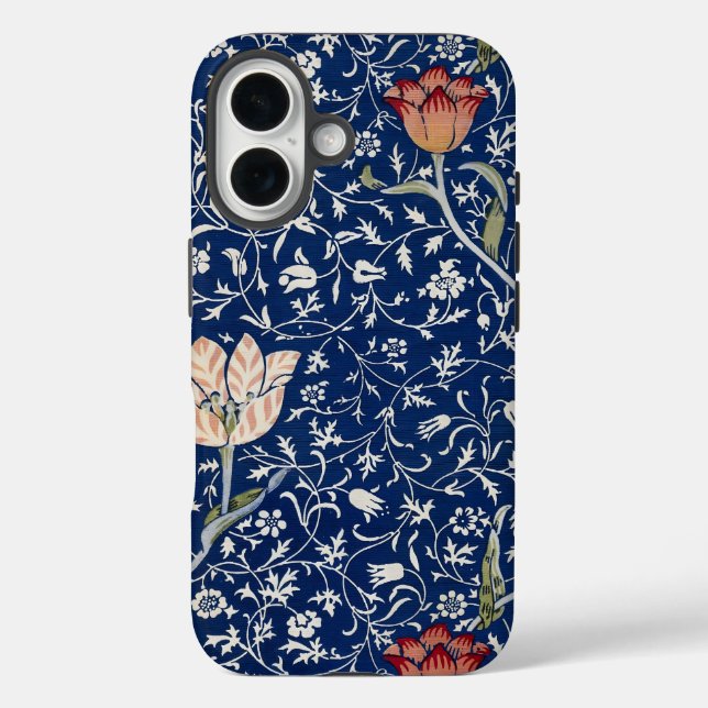 William Morris Medway Blue Floral Case-Mate iPhone Case (Back)