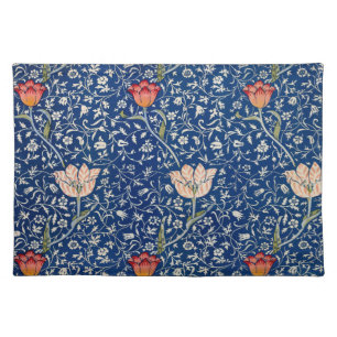 William Morris Medway Blue Floral Cloth Placemat