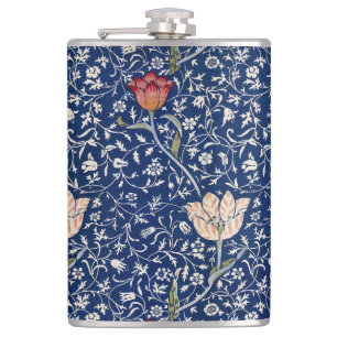 William Morris Medway Blue Floral Flask