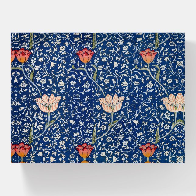 William Morris Medway Blue Floral  Paperweight (Front)