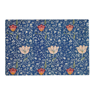 William Morris Medway Blue Floral Placemat