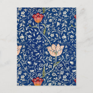William Morris Medway Blue Floral Postcard
