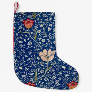 William Morris Medway Blue Floral Small Christmas Stocking