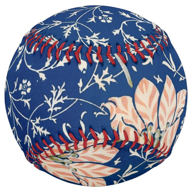 William Morris Medway Blue Floral  Softball (Front)