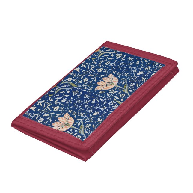 William Morris Medway Blue Floral  Trifold Wallet (Bottom)