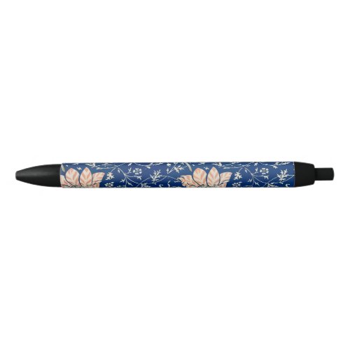 William Morris Medway Blue Flower Classic Black Ink Pen