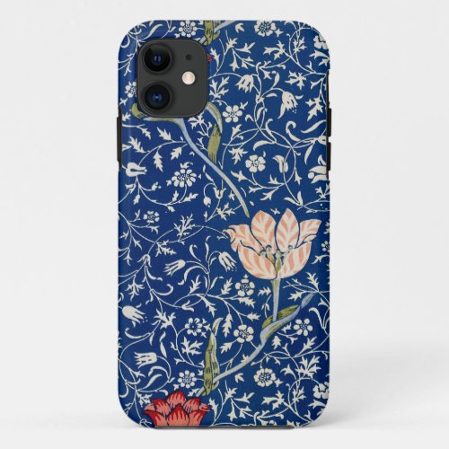 William Morris Medway Blue Flower Classic iPhone 11 Case