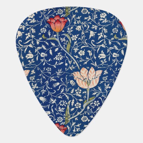 William Morris Medway Blue Flower Classic Guitar Pick