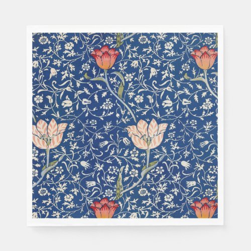 William Morris Medway Blue Flower Classic Napkins