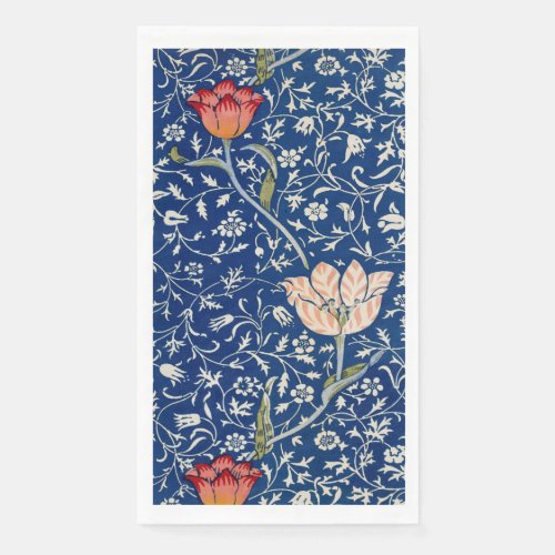 William Morris Medway Blue Flower Classic Paper Guest Towels