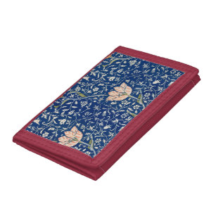 William Morris Medway Blue Flower Classic Trifold Wallet
