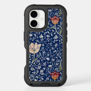 William Morris Medway Blue Tulip Floral Art iPhone 16 Case