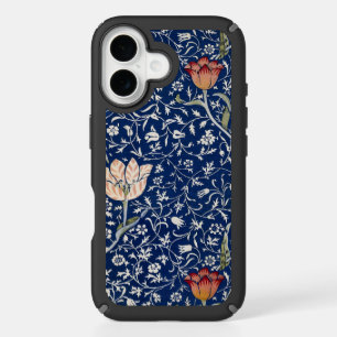 William Morris Medway Blue Tulip Floral Art iPhone 16 Case