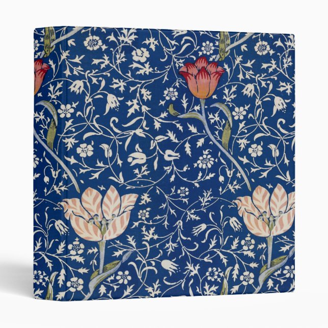 William Morris Medway Pattern 3 Ring Binder (Front/Spine)