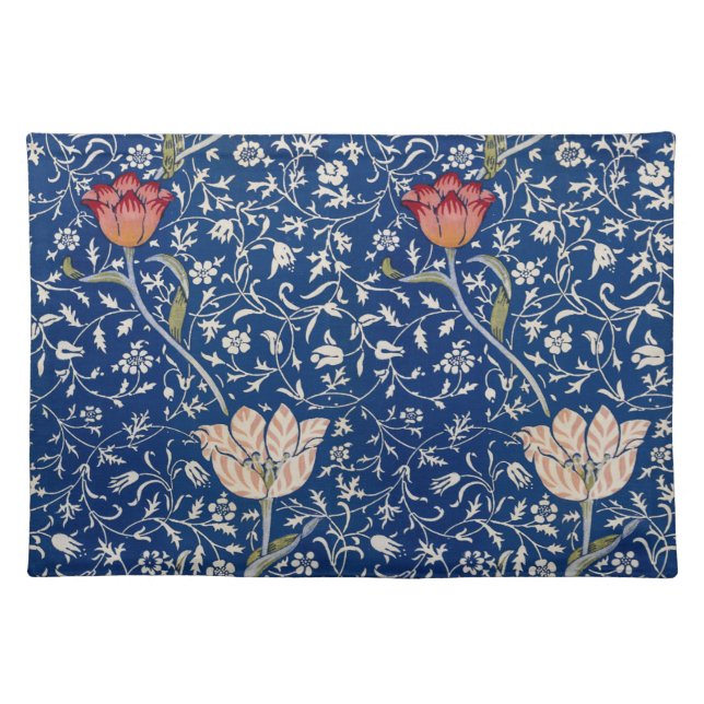 William Morris Medway Pattern Cloth Placemat (Front)