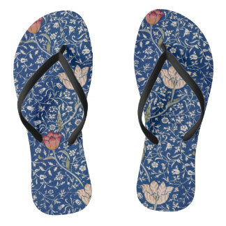 William Morris Medway Pattern Flip Flops