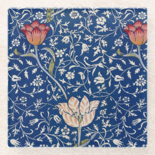 William Morris Medway Pattern Glass Coaster