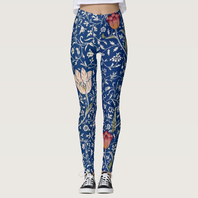 William Morris Medway Pattern Leggings (Front)