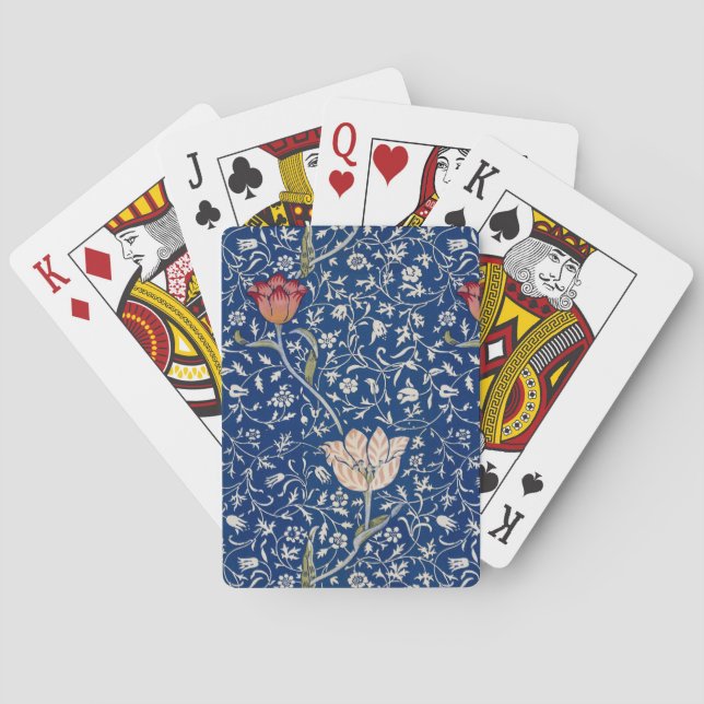William Morris Medway Pattern Poker Cards (Back)