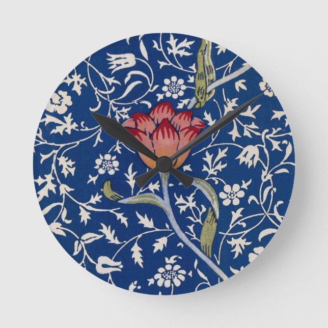 William Morris Medway Pattern Round Clock (Front)