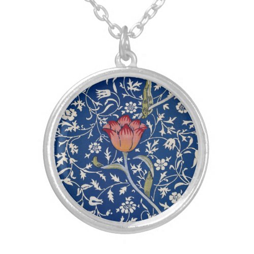 William Morris Medway Pattern Silver Plated Necklace