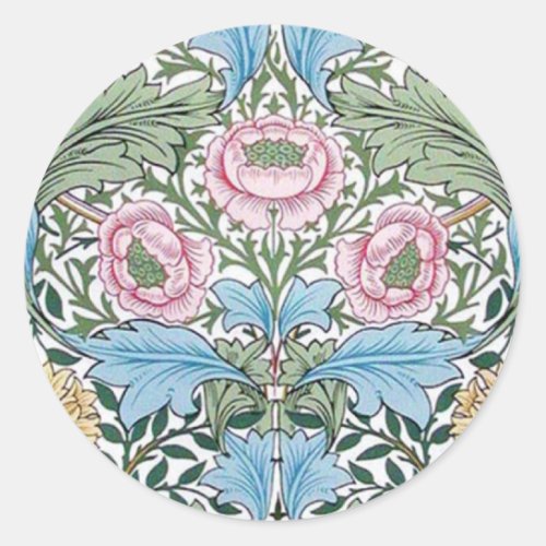 William Morris Myrtle Chintz Pattern Stickers