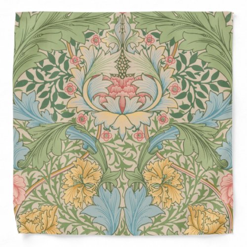 William Morris Myrtle Flower Floral Botanical Bandana