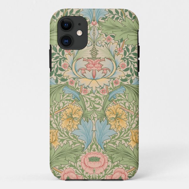William Morris Myrtle Flower Floral Botanical Case-Mate iPhone Case (Back)