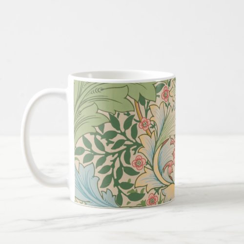 William Morris Myrtle Flower Floral Botanical Coffee Mug