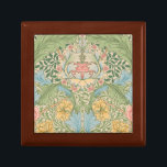 William Morris Myrtle Flower Floral Botanical Gift Box<br><div class="desc">William Morris Classic - This elegant old world rich flower art design is the William Morris Myrtle pattern,  a beautiful Victorian wallpaper design from 1887 created by William Morris for his line of English flower botanical wallpaper.</div>