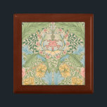 William Morris Myrtle Flower Floral Botanical Gift Box<br><div class="desc">William Morris Classic - This elegant old world rich flower art design is the William Morris Myrtle pattern,  a beautiful Victorian wallpaper design from 1887 created by William Morris for his line of English flower botanical wallpaper.</div>
