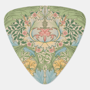 William Morris Myrtle Flower Floral Botanical Guitar Pick